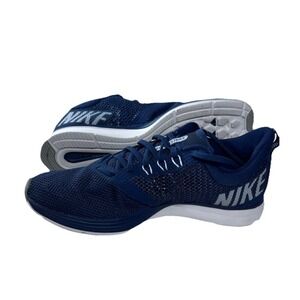 Nike Womens Zoom Strike AJ0188-403 Navy Blue Mesh Running Shoes Sneakers Sz 9
